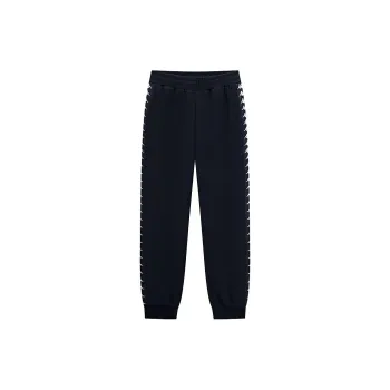 Kappa Knitted Sweatpants Unisex Black