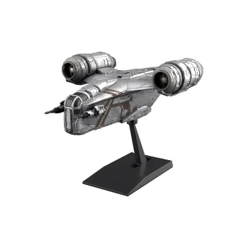 BANDAI Star Wars Characters The Mandalorian Vehicle Hobby Model Razor Crest Silver Painted Ver. Model Kits