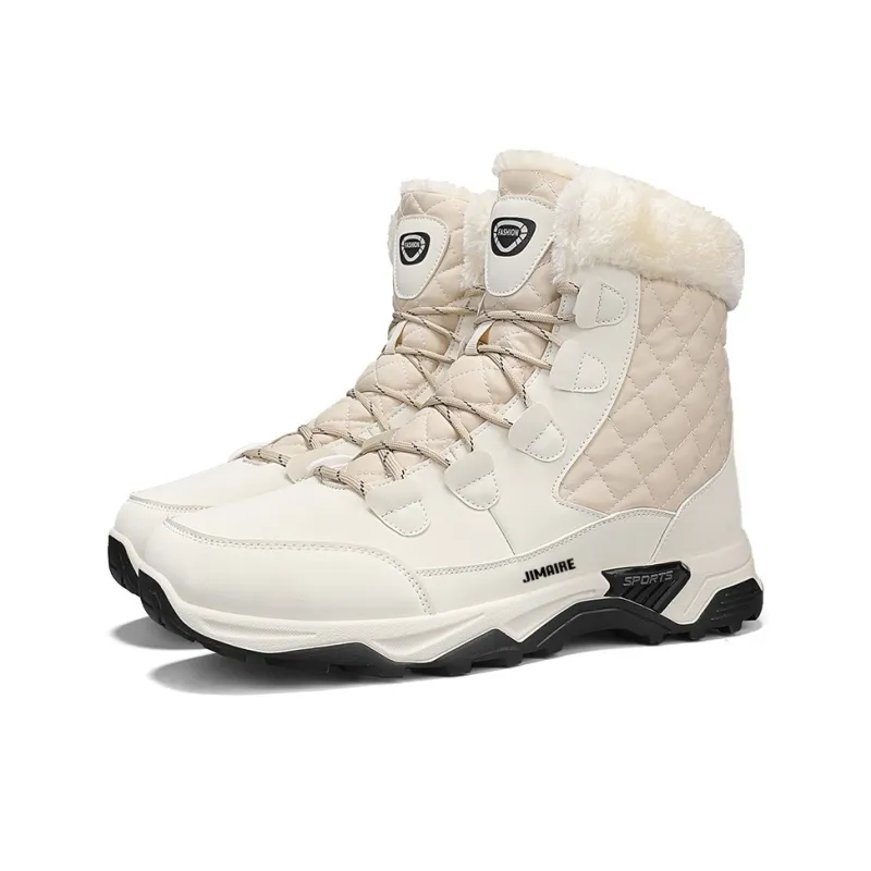 King Jinmai Warm And Water Resistant Short Snow Boots Men's-5