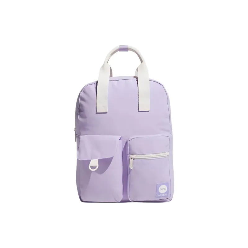 Adidas Neo Recyclable Polyester Backpack Small Size Women's Purple-0
