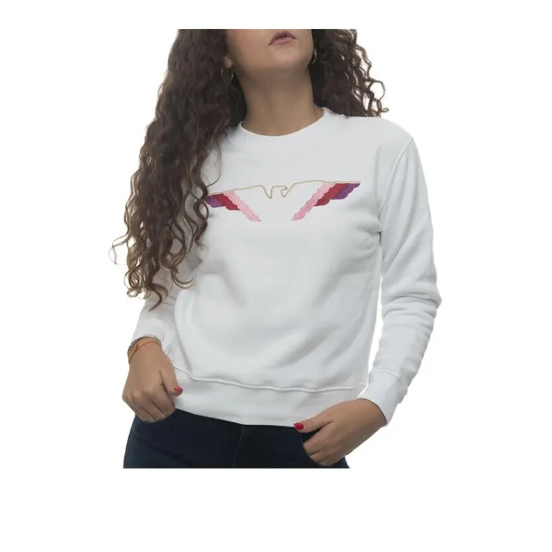 EMPORIO ARMANI Sweatshirts Women's White-2