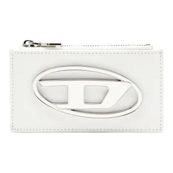 DIESEL Cow Leather Card Holder Women's White