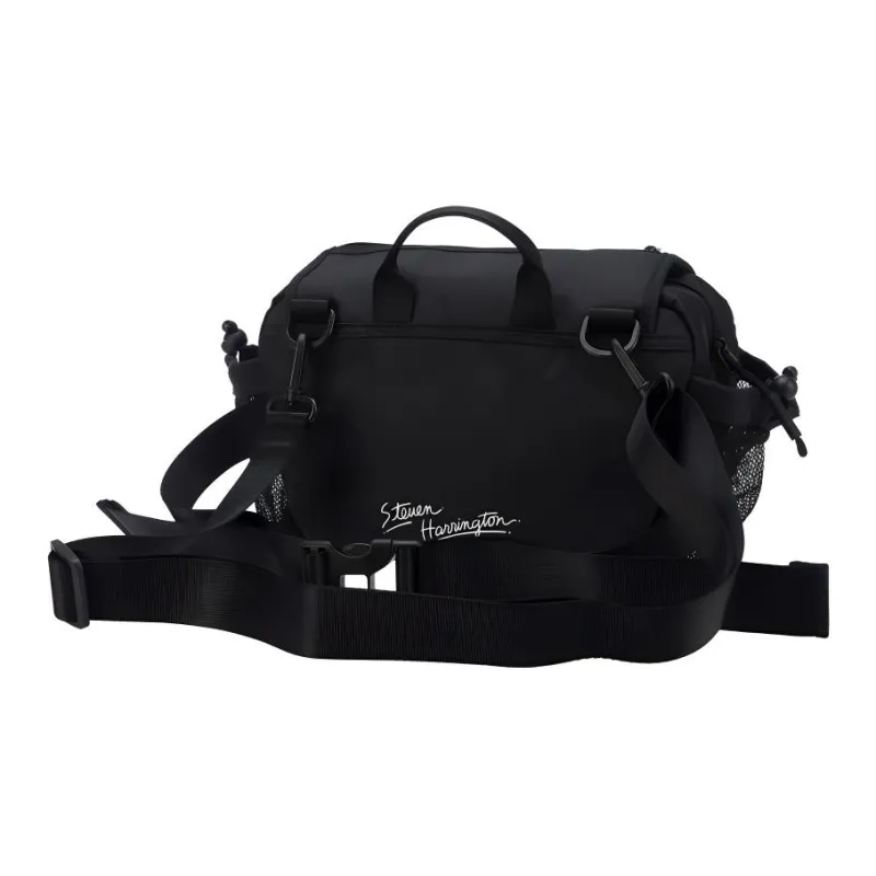 LiNing Steven Harrington Collaboration Fabric Crossbody Bag Regular Unisex Black-2