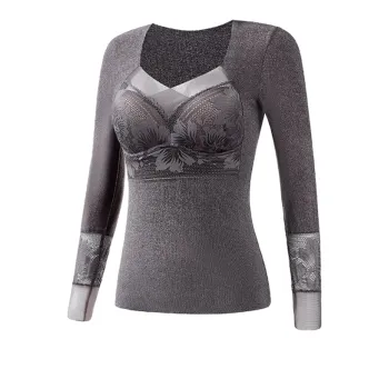 ROMANTIC·SPRING Thermal Tops Women's