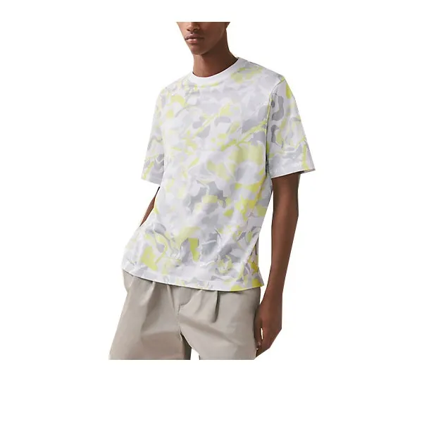 HERMES T Shirts Men Light Gray-2