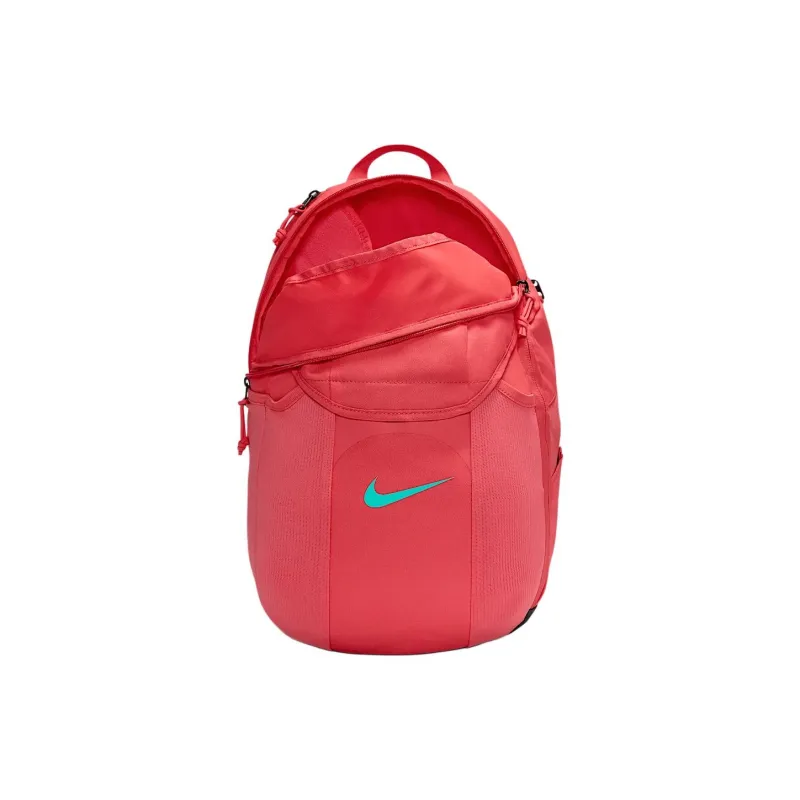 Nike Fabric Backpack Unisex Ash Red & Black & Aurora Green-3