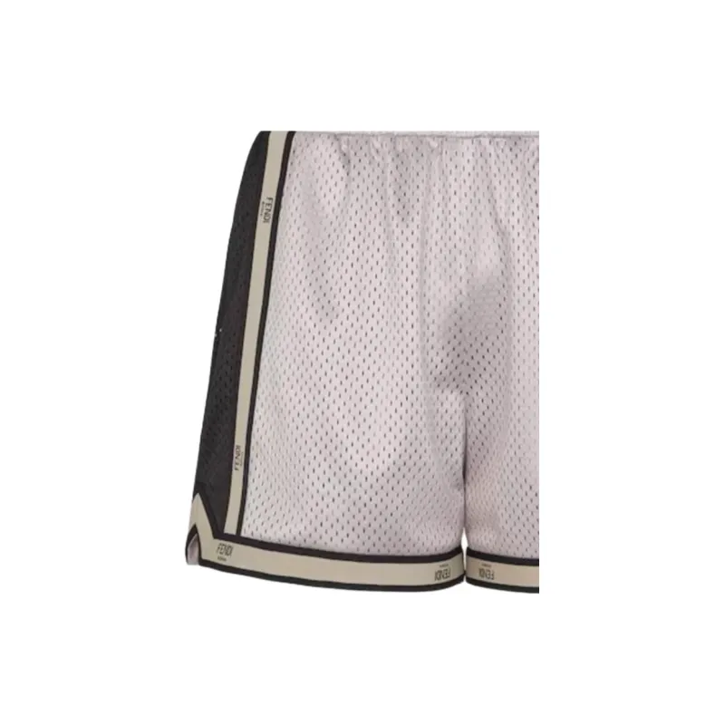 FENDI Casual Shorts Men Gray-4