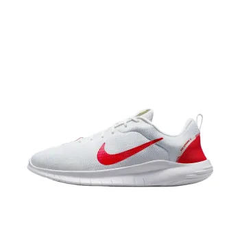 Nike Flex Experience Run 12 Anti Slip Wear Resistant Low Top Casual Running Shoes Men's White Red