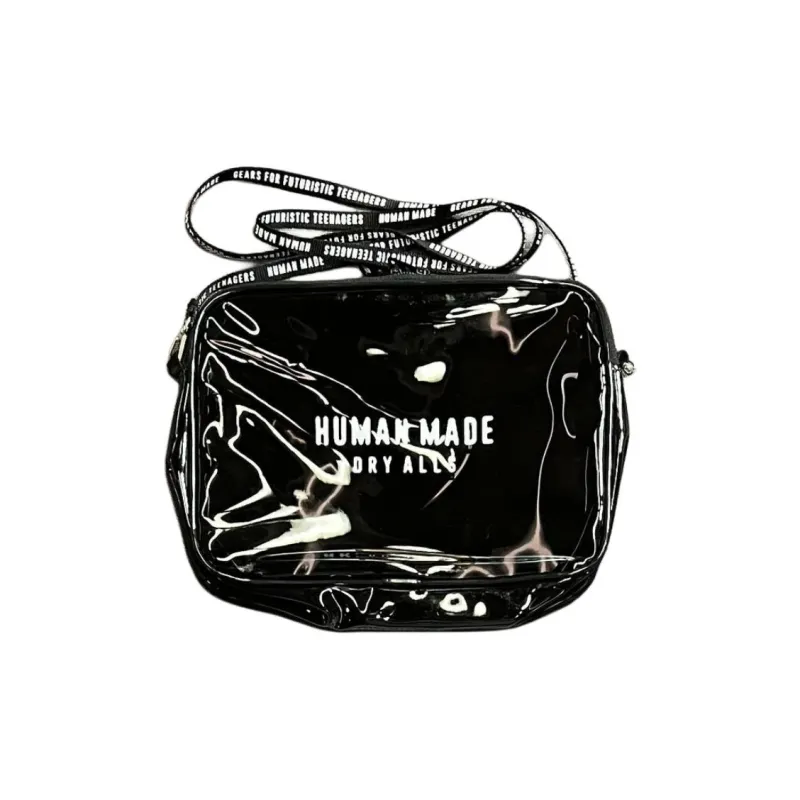HUMAN MADE PVC Shoulder Bag Crossbody Bag Regular Unisex Black-3