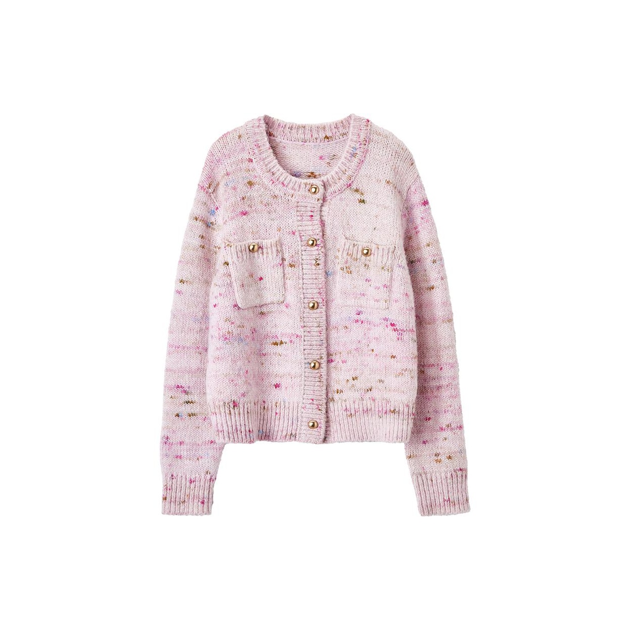 Pink Mohair Cardigan - POIZON
