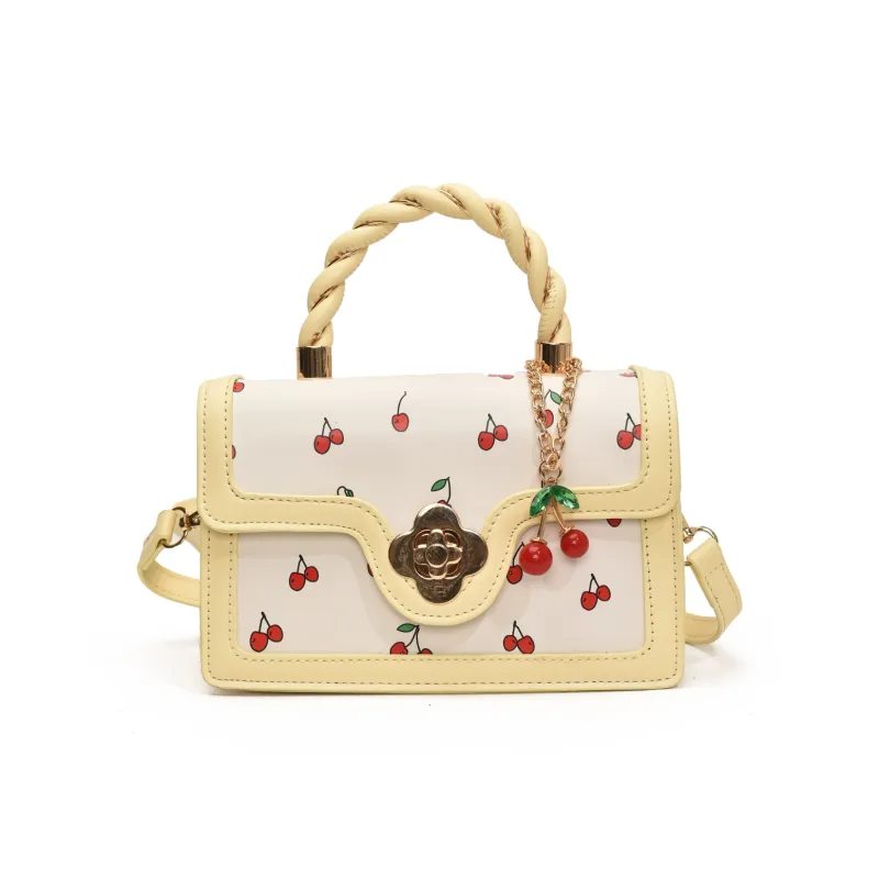 Yalu PU Shoulder Bag, Crossbody Bag, Handbag Regular Women's White/Yellow/Red-5
