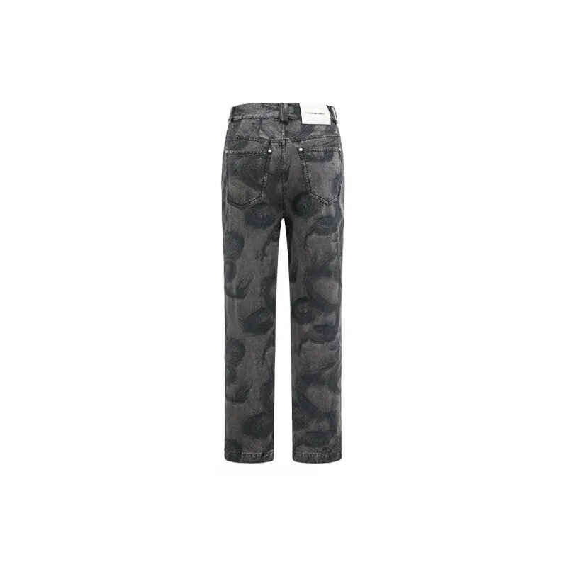 Feng Chen Wang Jeans Unisex Dark Gray-1