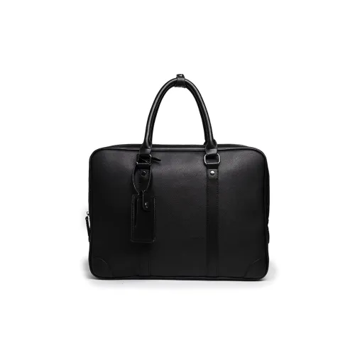 DOSRFINI PU Handbag Men's Black