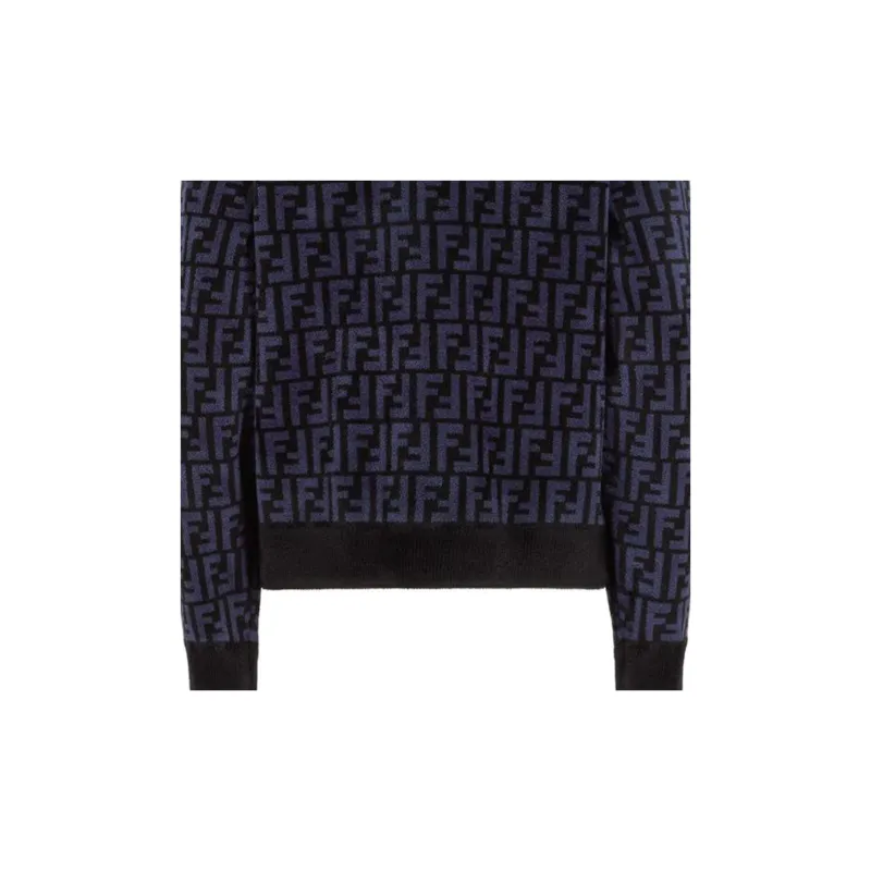 FENDI SS22 Sweater Women's Purple Blue-4