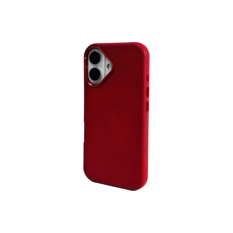 Sopi Leather Material Solid Color Litchi Grain Phone Cases Compatible With IPhone 16/15 Pro Max/Apple 13/14 Pro/Max-14