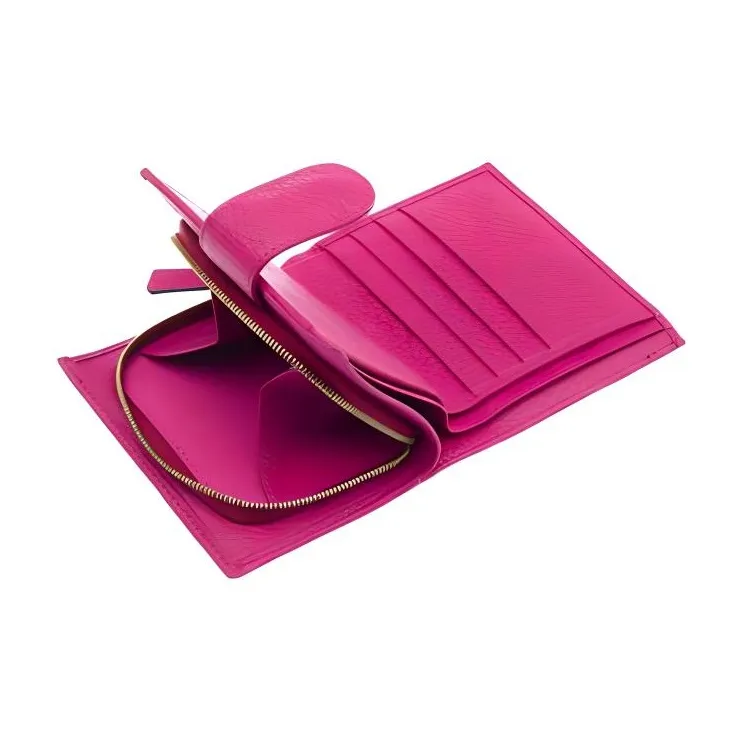 RAPPORT Genuine Leather Wallet Regular Women's Pink-1