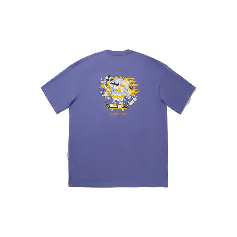 LiNing x Sam Taylor T Shirt Men's Dusk Blue-1