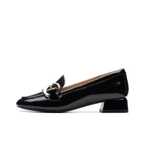 Clarks Daiss 30 Chunky Heel High Heels 3cm Women's Black