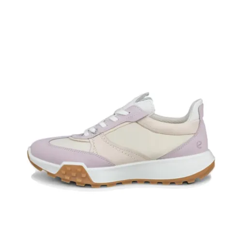 Ecco Retro Low Top Casual Shoes Women's Purple