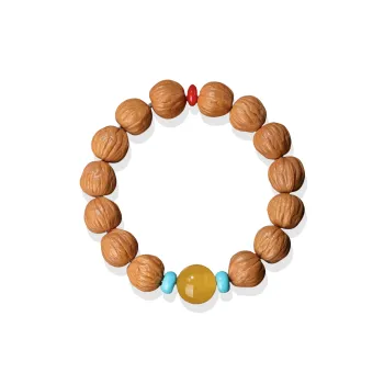MY Monkey Head Walnut Bracelets Unisex