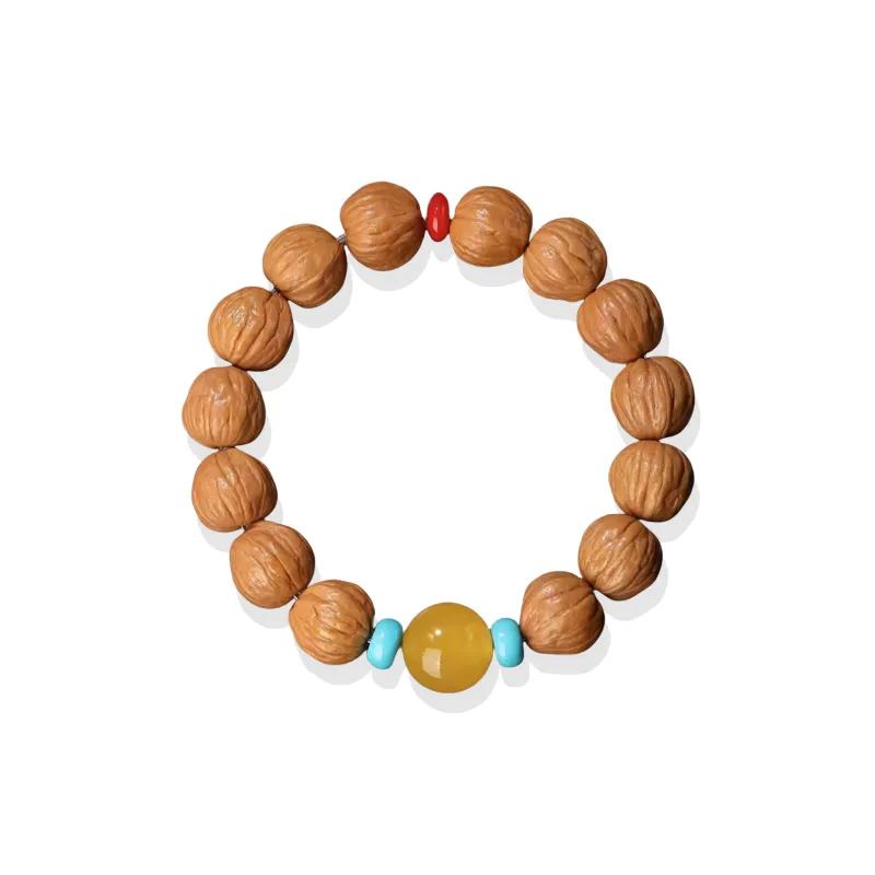 MY Monkey Head Walnut Bracelets Unisex-0