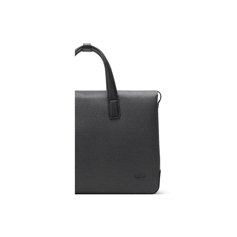 ELLE HOMME PVC Synthetic Leather Artificial Leather Handbags Briefcases Regular Men's Solid Color-4