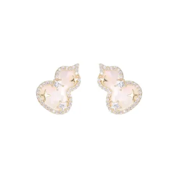 Suddenly Lucky Alloy Stud Earrings Women's
