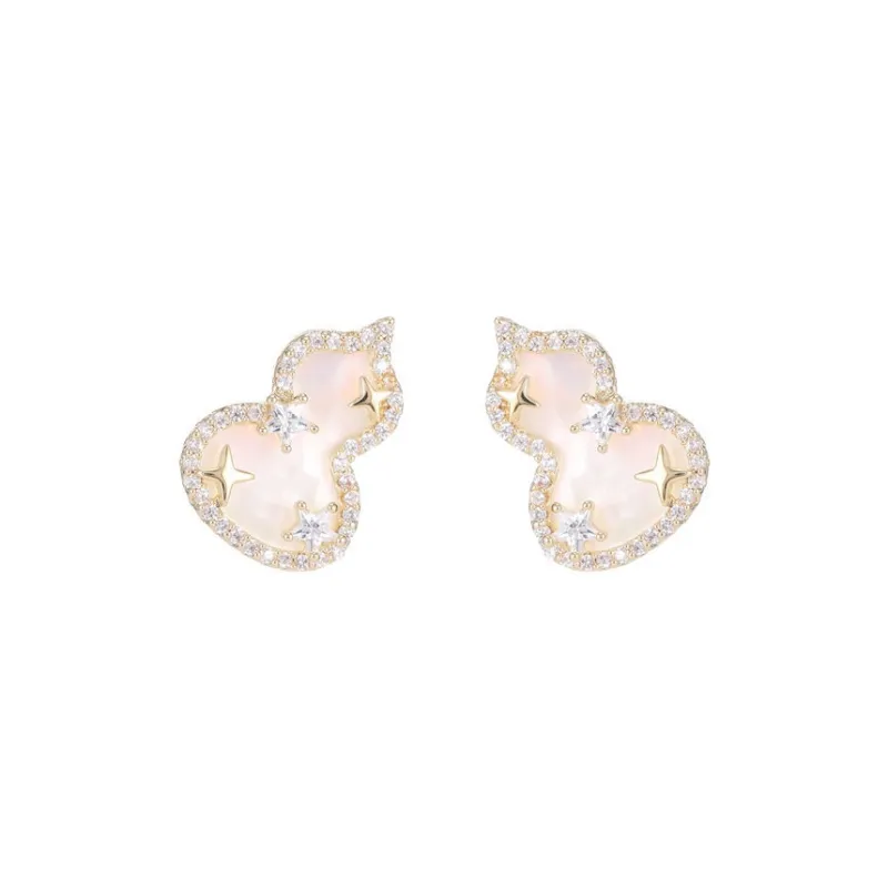 Suddenly Lucky Alloy Stud Earrings Women's-0