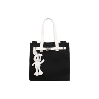 HCXK Canvas Tote Canvas Bag Class Commute Bag Single Shoulder Bag Regular Women's Multicolor