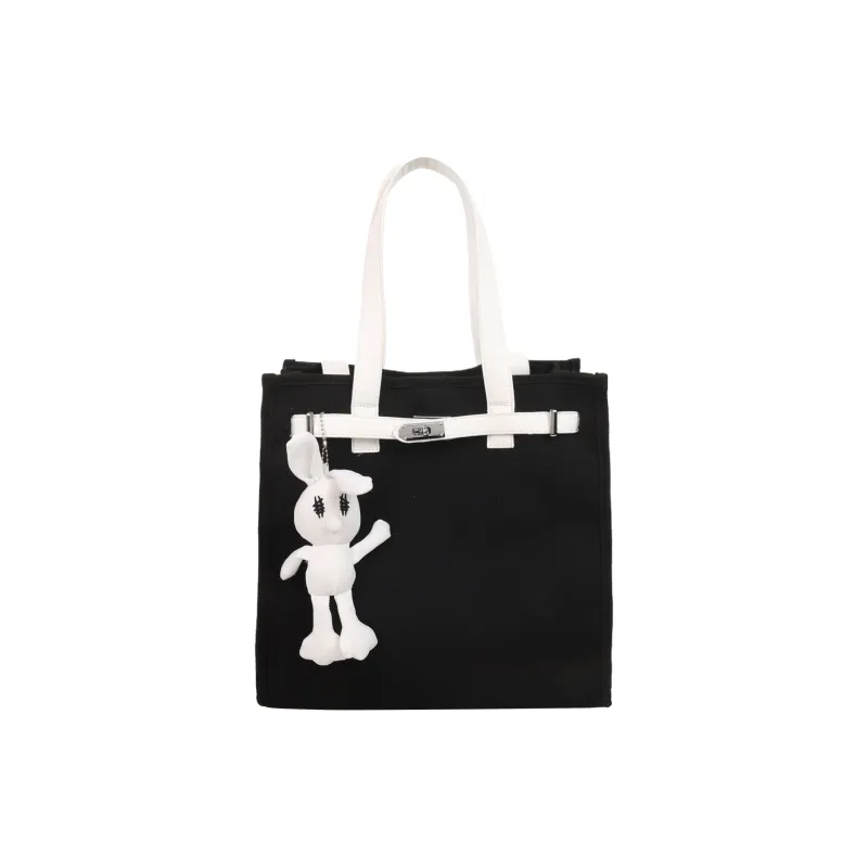 HCXK Canvas Tote Canvas Bag Class Commute Bag Single Shoulder Bag Regular Women's Multicolor-0