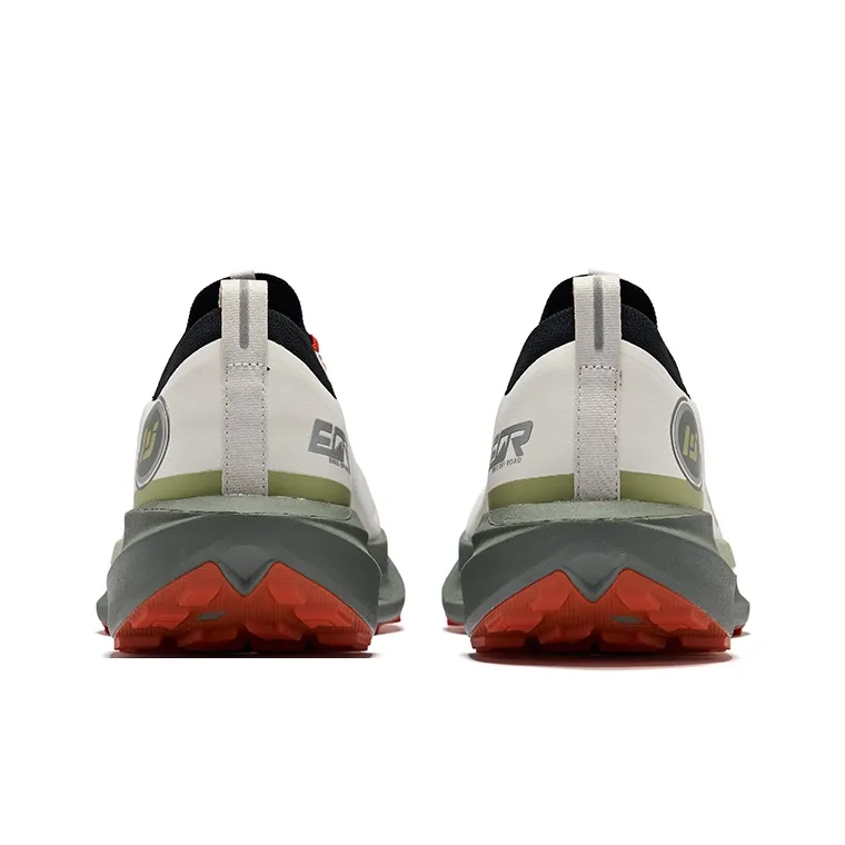 Erke Borderless PRO Running Shoes Men Low Top Gray Black Green-3