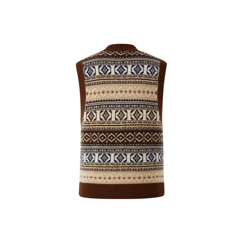 E.land Vests Women's Brown 85Brown-1