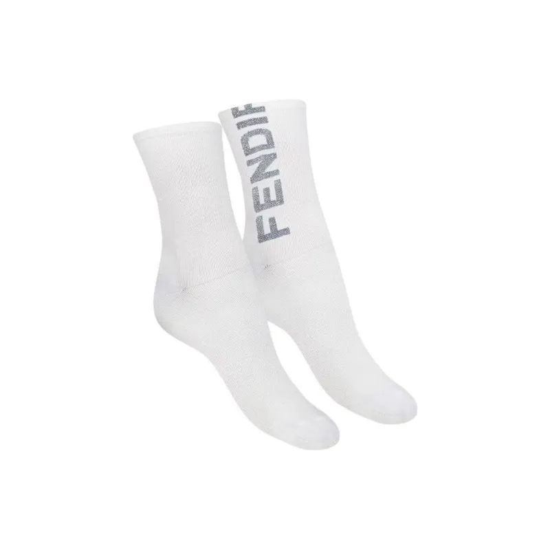 FENDI By Marc Jacobs Cotton Socks White-1
