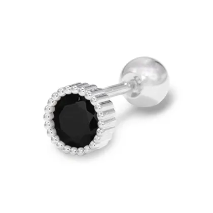 ETAHLOVE Sterling Silver Stud Earrings Unisex Boyfriend And Girlfriend Birthday Surprise-5