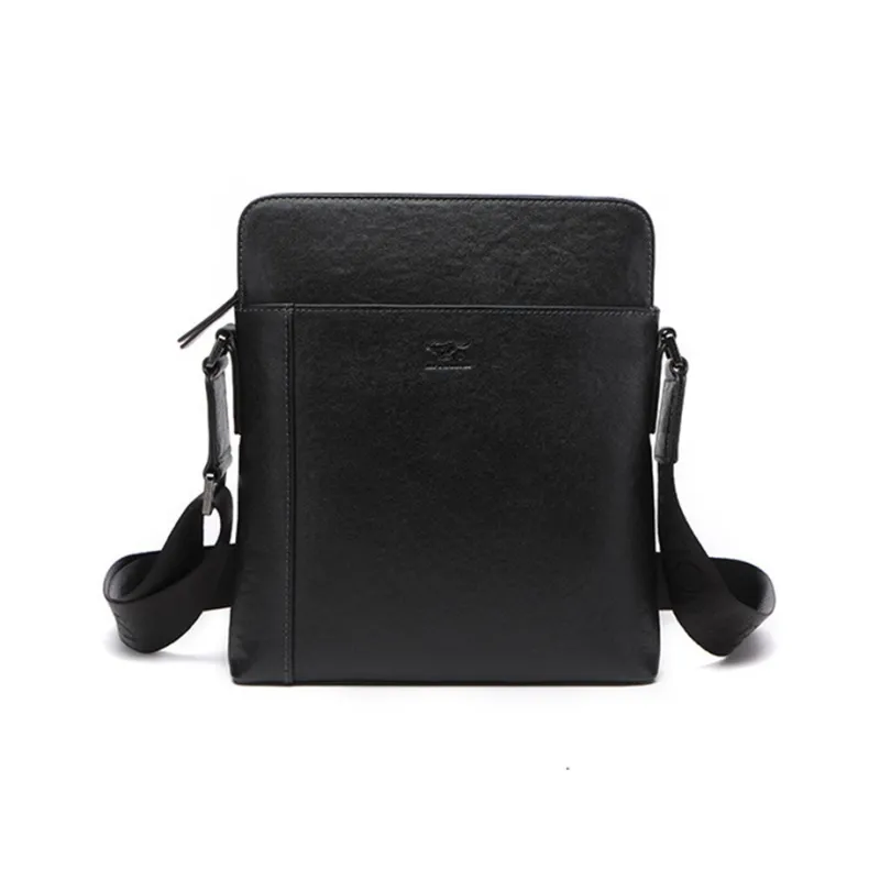 SEPTWOLVES Cow Leather Daylight Bag Crossbody Bag Regular Men's Black-0