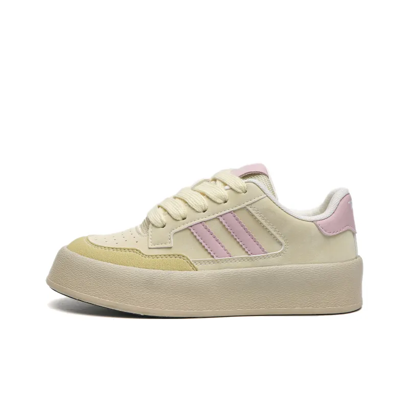 TUOPIN Low-Top Skateboard Shoes Women's Gray Purple-4
