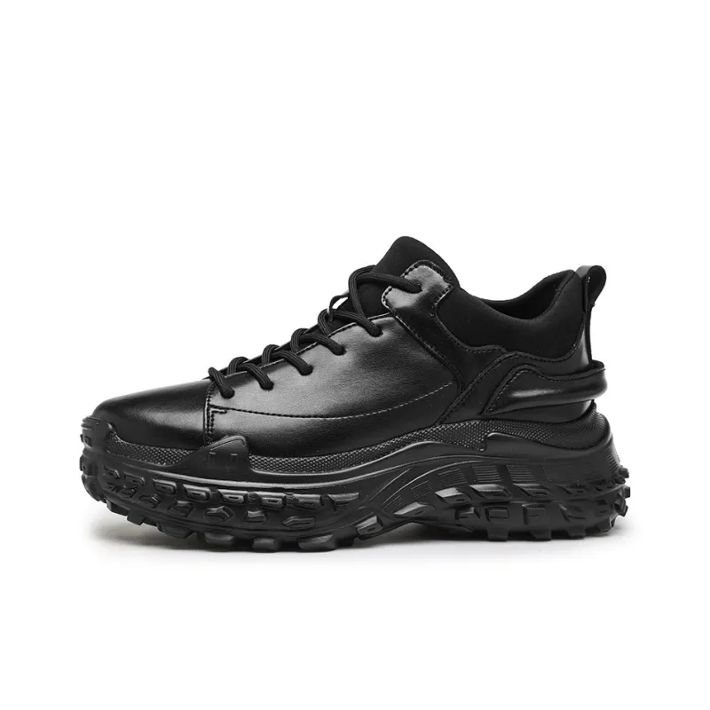 Jerden Smith Slip Resistant, Impact Resistant, Height Adjustable Low Top Chunky Sneakers-0