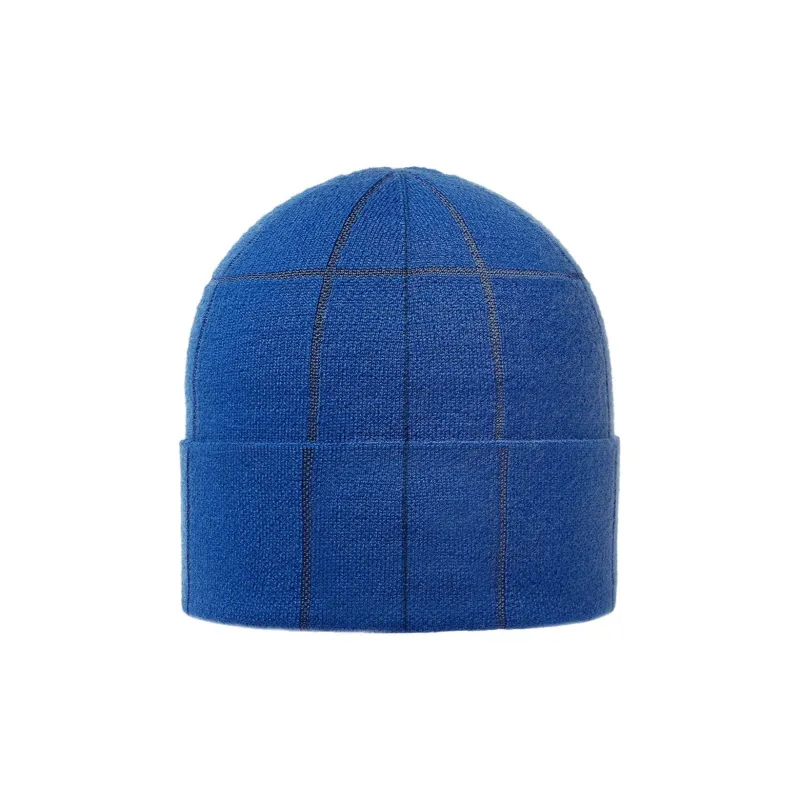 Moncler Virgin Wool Viscose Polyamide Elastane Beanies Men's Blue-1