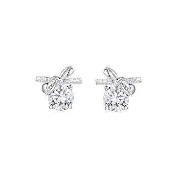 KADER 925 Sterling Silver Stud Earrings Women's Silver, Bestie Women's Gift, Box