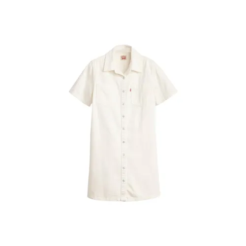 Levi’s Short-Sleeved Dresses Women's White
