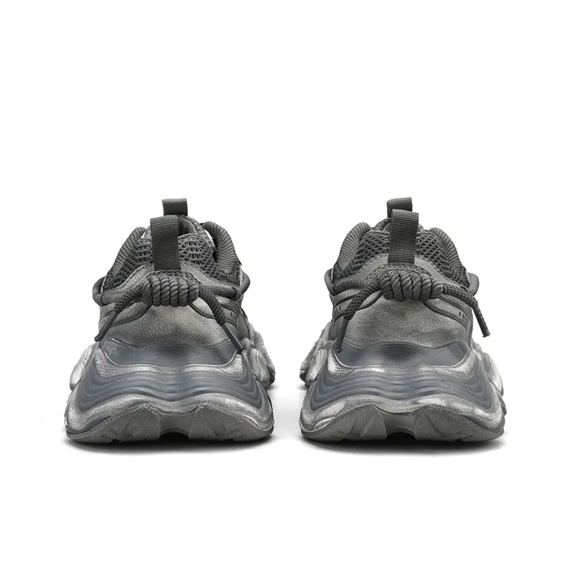 TCELLARS Cushioning Abrasion Resistant Lightweight Height Increasing Mat Low Top Chunky Sneakers Men's-6
