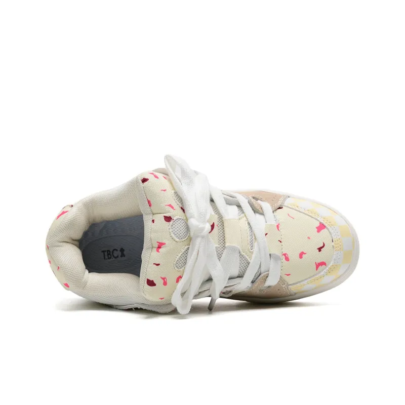 Teddy Bear Collection Slip Resistant, Abrasion Resistant, Lightweight Low Top Skateboard Shoes Unisex-7