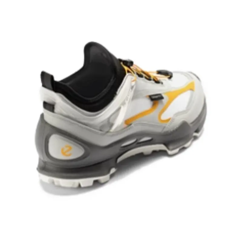 Ecco Biom C Trail Waterproof And Breathable Low Top Trail Running Running Shoes Men's White Gray-4
