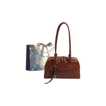 Iman's House PU Shoulder Bag Regular Women's Brown/Coffee/Burgundy/Black