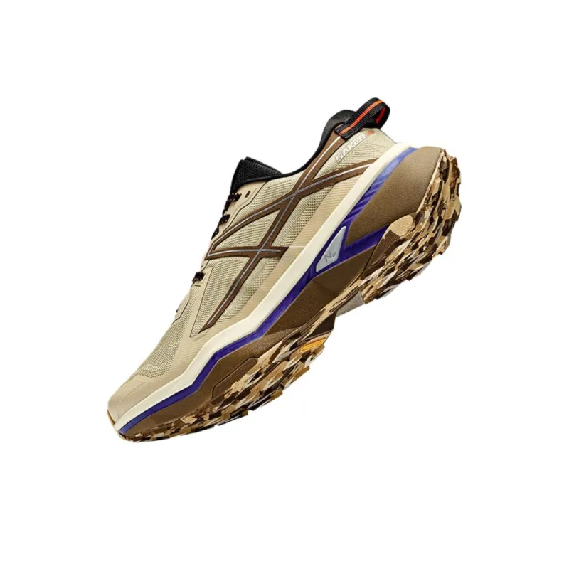 Anta Hunter Fury 2 Slip Resistant Cushioning Abrasion Resistant Low Top Trail Running Running Shoes Men's Beige Brown-2
