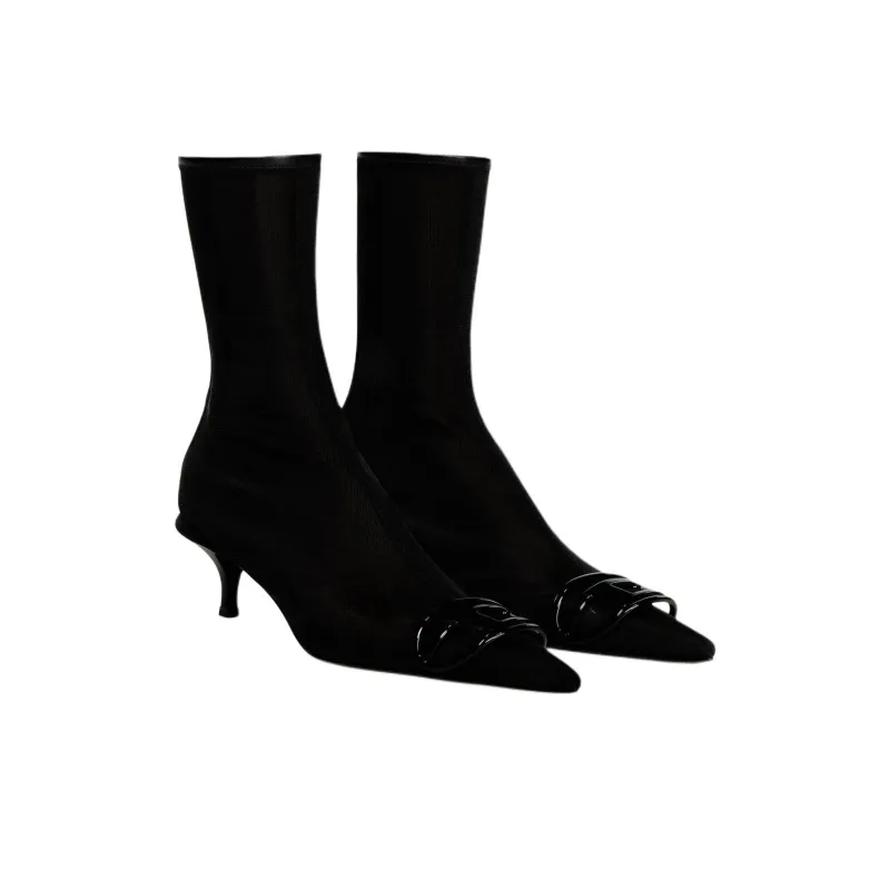 DIESEL D Venus Ankle Boots 4cm Women's Black-2