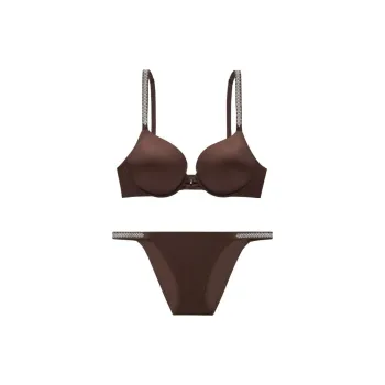Victoria's Secret Underwear Set Women's Dark Brown