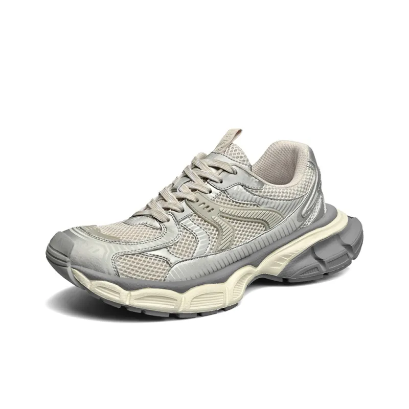 ROHR Low Top Chunky Sneakers Men's Champagne Gold-7