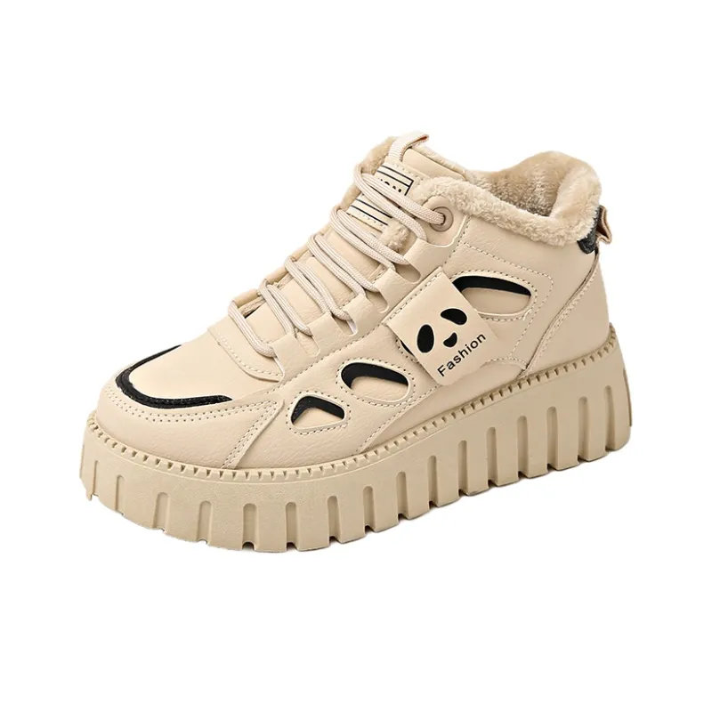 BINGO DUCK Height Increasing High Top Casual Shoes Women's-11
