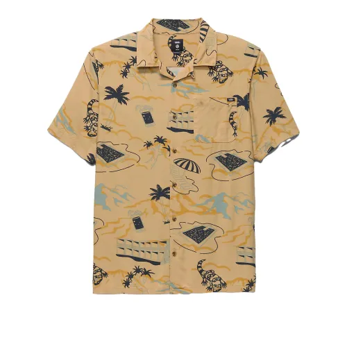 Vans Shirt Men's Taupe Gray-Brown